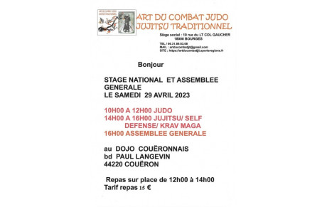 stage national à COUERON 44220